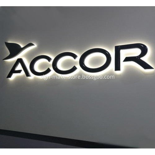Large Backlit Sign Lighted Letters LED